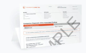 FoundationOne® CDx sample report