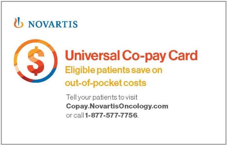 Novartis Universal Co-pay Card