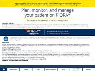 PIQRAY patient management brochure